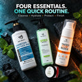 The four-step daily kit  READY IN 5 MINUTES